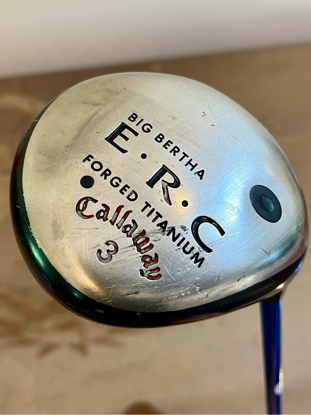 Callaway Big Bertha ERC Forged Ti 3 Wood 15° RH Grafalloy 65g Regular Graphite